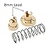 WINSINN T8 Anti Backlash Spring Loaded Nut Elimination Nut - 8mm Metric Acme Lead Screw for DIY CNC 3D Printer Parts (Pack of 2Set)