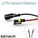 XtremeVision HID Xenon Replacement Bulbs - H1 5000K - Bright White (1 Pair)