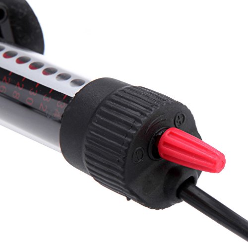 Wffo 25/50/100W Submersible Heater Heating Rod Aquarium Glass Fish Tank (50W)