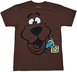 Scooby Doo Face Adult T-Shirt