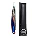 Premium Straight Razor with Modern Blue Handle and Travel Case