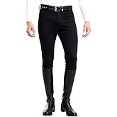 Men's Breeches Full Seat Suede Grip Equestrian Horse Riding Pants Horse Back Show Schooling Breeches with Pocket