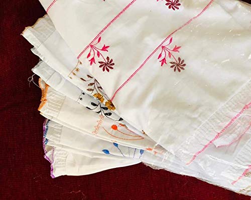 Cotton 144TC Pillow Covers , Full, Multicolour, Set of 6