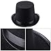 4 Packs Funny Party Hats Black Felt Top Costume Hat Costume Party Accessory for Men and Women Unisex