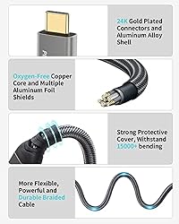 PHIXERO USB 4 Cable Compatible with Thunderbolt 4