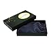 Mother of Pearl Design RFID Blocking Protection Business Card Case, Credit Card Holder, Metal Name Card Case, Stainless Steel Engraved Slim Purse Pocket Cash Money Wallet (Purple Flower)