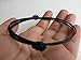 New 2 Knots Black Elephant Hair Bracelet for Harm Protection, Adjustable Size, Made from Thailand
