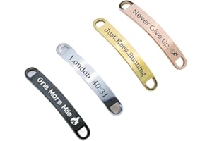 Personalised Shoe Tags,Custom Shoelaces Tag,Shoe Tag ID,Shoelace Buckles,Running Gift,Marathon Gift,Shoe Accessories In Pair,