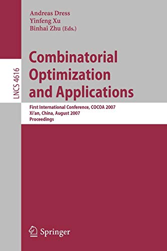 Combinatorial Optimization and Applications First International Confe | amzdealz