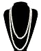 Cizoe 1920s Gatsby Accessories Set for Women Flapper Headband 20s Headpiece Necklace Gloves (set9)