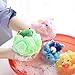 IRONLAND Baby Bath Sponge Shower Loofah Back Scrubber Exfoliating Mesh Ball Animal Bath Toys -Great Gift for Children（4 Pack of Animal)