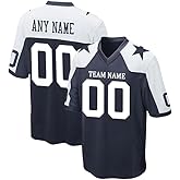 Custom Football Jersey Shirts Stitched/Printed Any Name Number Personalized Football Uniform Fans Gift Men Women Youth