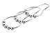 Shower Curtain Rings - These Stainless Steel Hooks are Durable, Rust Proof and Glide Smoothly Across the Shower Curtain Rod. Snaps Closed Ensuring the Curtain and Liner will Remain Secure. (Set of 12)
