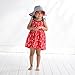 Gerber Baby Girls 3-Piece Sundress, Diaper Cover and Hat Set, Anchors, 18 Months