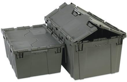 Round Trip Tote, 20 1/4" x 14 1/4" x 9 5/8" Gray - [PRICE is per CASE] by Shipping Supply
