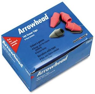 Paper Mate® Arrowhead® Eraser Caps ERASER,PENCIL CAP,RED (Pack of15)