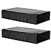 IKEA 2 Skubb Black Underbed Storage Case (27.25 x 21.75 x7.5)