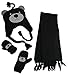 N'Ice Caps Little Boys and Infants Warm Sherpa Lined Cute Animal Knit 3PC Set
