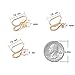 6Pcs Ear Cuffs Non-Piercing Ear Bone Clip U-type Cartilage Ear Clip Ear Cuff Clip Wrap Set Valentine's Day Birthday Christmas Anniversary Gifts