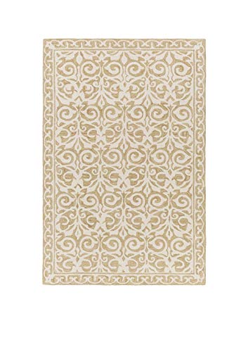 Amazoncom 5 X 8 Ornate Celosía Color Crema Y Sandy Beige