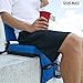 SPORT BEATS Stadium Seat for Bleachers with Back Support and Wide Padded Cushion Stadium Chair - Includes Shoulder Strap and Cup Holder
