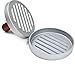 AIDOUT Burger Press - Hamburger Patty Maker - Non Stick Hand Operated Pattie Mold - Professional Aluminum Kitchen Tool with Comfortable Wooden Handle Great for Grill BBQ Homemade Burgers