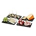 Boska Holland Slate Dessert Cheese Boards, Set of 4, Hand Cut Edge, 6.5 Inches x 4 Inches, Also For Appetizers, Pro Collection