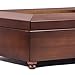 Baby Girl Baptism Cross Psalm 127:3 Wood Finish Jewelry Music Box - Plays Tune You Are My Sunshine