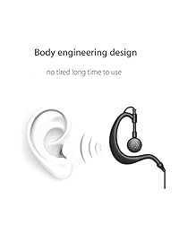 bestface El nuevo paquete de 10 auriculares auriculares Micrófono para Baofeng 5R / 5ra / 5ra + UV / 5RB / 5rc / 5RD / 5RE / 5RE + 666S 888S Radio bidireccional