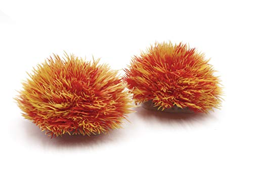BEGONDIS 2 Pcs Aquarium Decorations Fish Tank Artificial Water Plants Made of Soft Plastic, Safe for All Fish & Pets