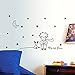 Leoy88 Stars Moon The Little Prince Kids Wall Sticker Home Decor Wall Stickers Black