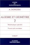 Image de Algèbre et géométrie