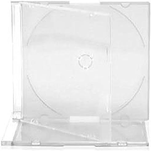 Media Replication CD Jewel Case 5.2mm Slimline Black or Clear Tray