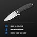 Kizer Laconico Gemini Liner Lock Knife Shred Carbon Fiber (3.125