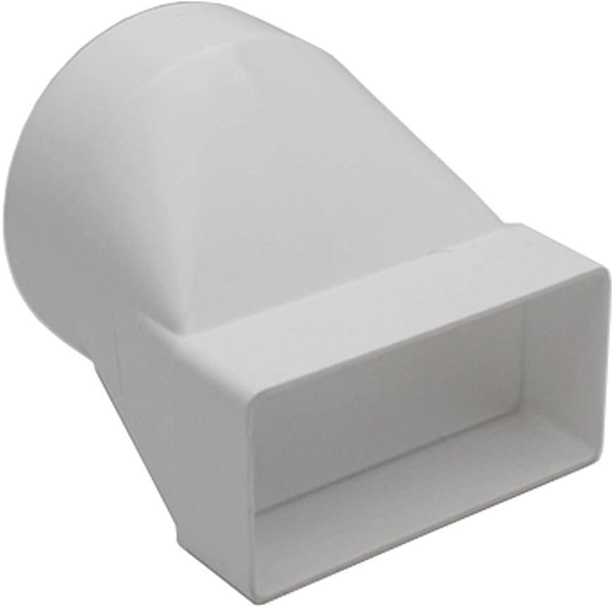 Kair 110x54mm Rectangular to 100mm Round Ducting Adaptor Connector UK Made