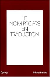 Le  nom propre en traduction