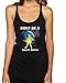 Don't Be a Salty Bitch | Womens Humor Premium Tri-Blend Racerback Tank Top, Vintage Black, Small
