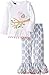 Chick Little Girls' Toddler Tunic and Legging Set, Gray, 2T