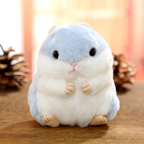 BONTOUJOUR Super Cute Animal Hamster Plush Keychain Stuffed Animals Key Chain Charm Handbag Bag Purse Pendant-5 Pcs