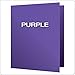 Oxford Twin-Pocket Folders, Textured Paper, Letter Size, Purple, Holds 100 Sheets, Box of 25 (57514EE), 8-1/2 x 11