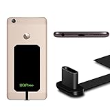 UGpine Black Type-C QI Wireless Charger Receiver for Huawei P9/P9 plus, 6P, LG G5, Nexus 5X, Nokia Lumia 950XL, HTC10 and Other Type-C Mobile Phones