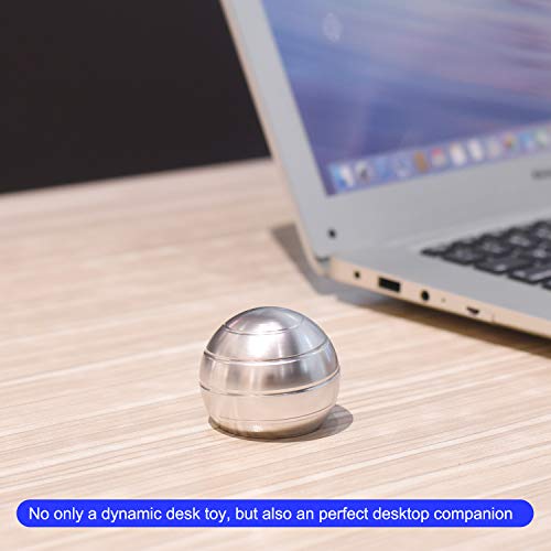 samisoler Desk Fidget Toys Stress Relief Visual Illusion Metal Globe