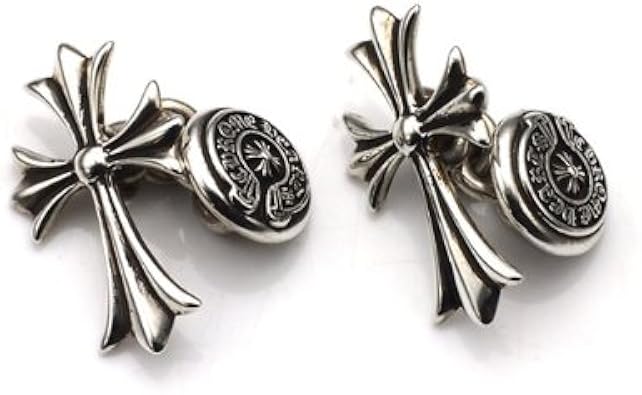 クロムハーツ CUFFS BARBELL/カフスバーベル クロスボール2個 クロム