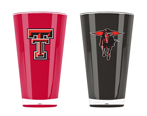 Duck House NCAA Texas Tech Red Raiders 20oz Insulated Acrylic Tumbler Set of 2