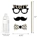 Big Dot of Happiness Adult 40th Birthday - Gold Party Photo Booth Props Kit 20 Count