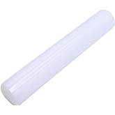 Knights Bridge Global PP85 PME Non-Stick Polyethylene Rolling Pin, 6" for Cake &amp; Cookie Decorating, White, 6"