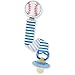 Mud Pie Baseball Pacifier Clip