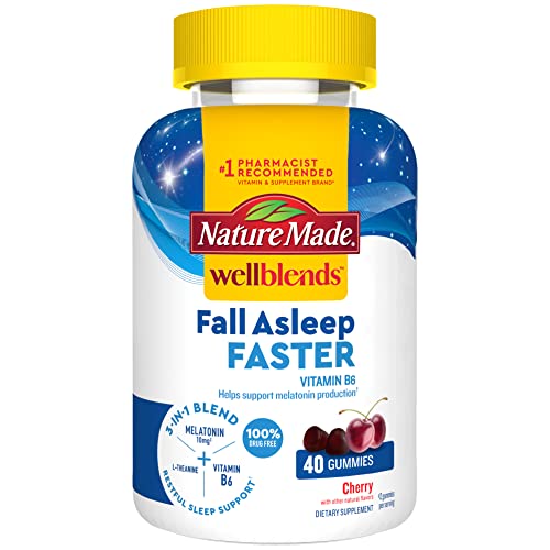 Nature Made Wellblends Fall Asleep Faster, Sleep Aid with Melatonin
