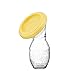 Breast Pump,Manual Breast Pump Food-Grade Liquid Silicone BPA-Free with Protective Lid, Portable Design Ideal for Travel, Camping