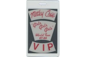 Motley Crue 1987 VIP Laminated Backstage Pass